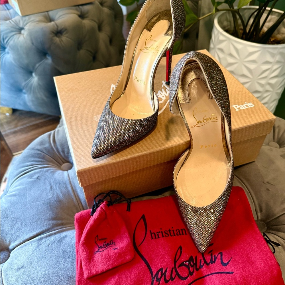 Christian Louboutin Glitter Heels 👠